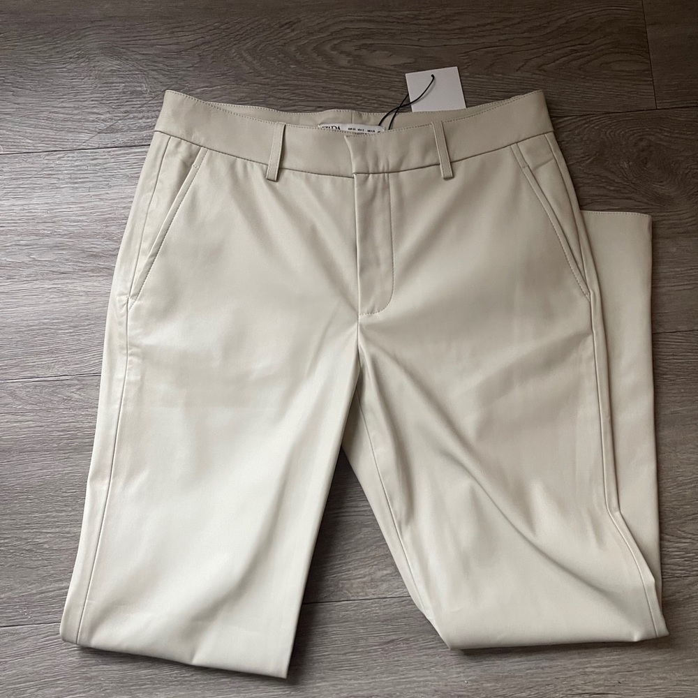 Zara leather pants